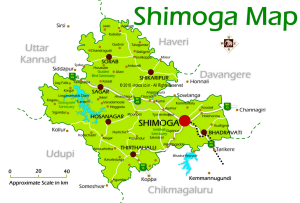 Shimoga Tourism Map