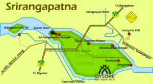 Nimishamba Temple Route Map