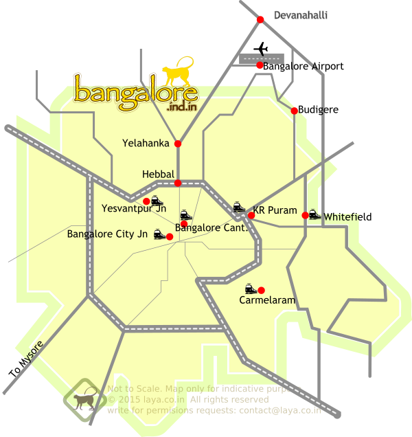 Bangalore Route Map Directions Bangalore To Mysore By Road