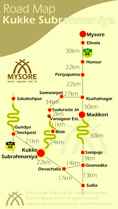 sakleshpur tourist road map